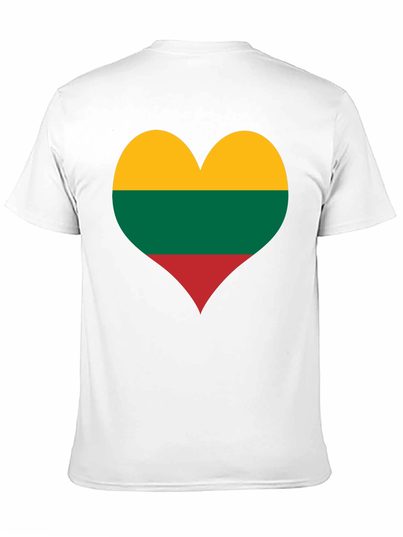 Lithuania Flag Heart T-Shirt - Love Lithuania Tee