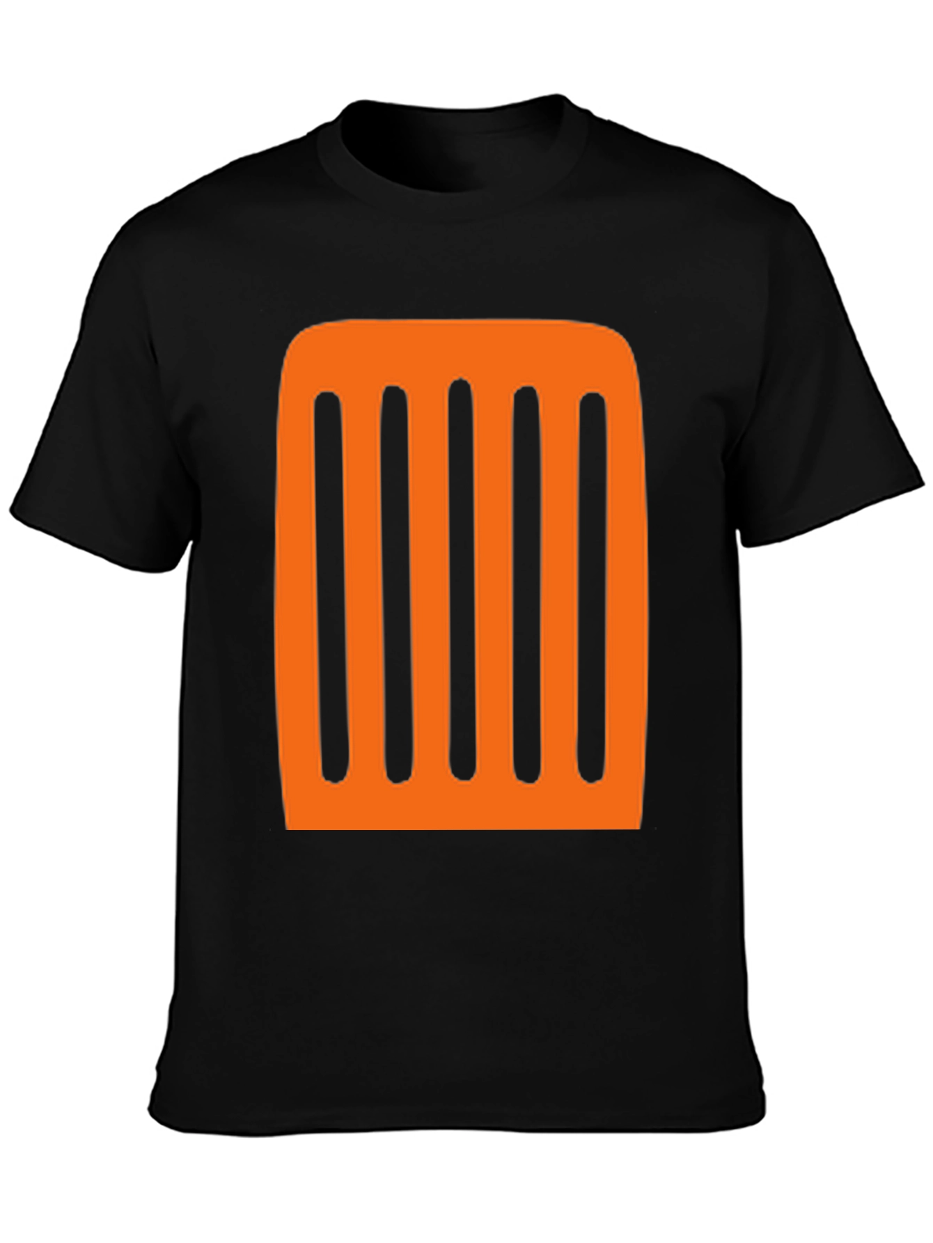 Grill Design Black T-Shirt