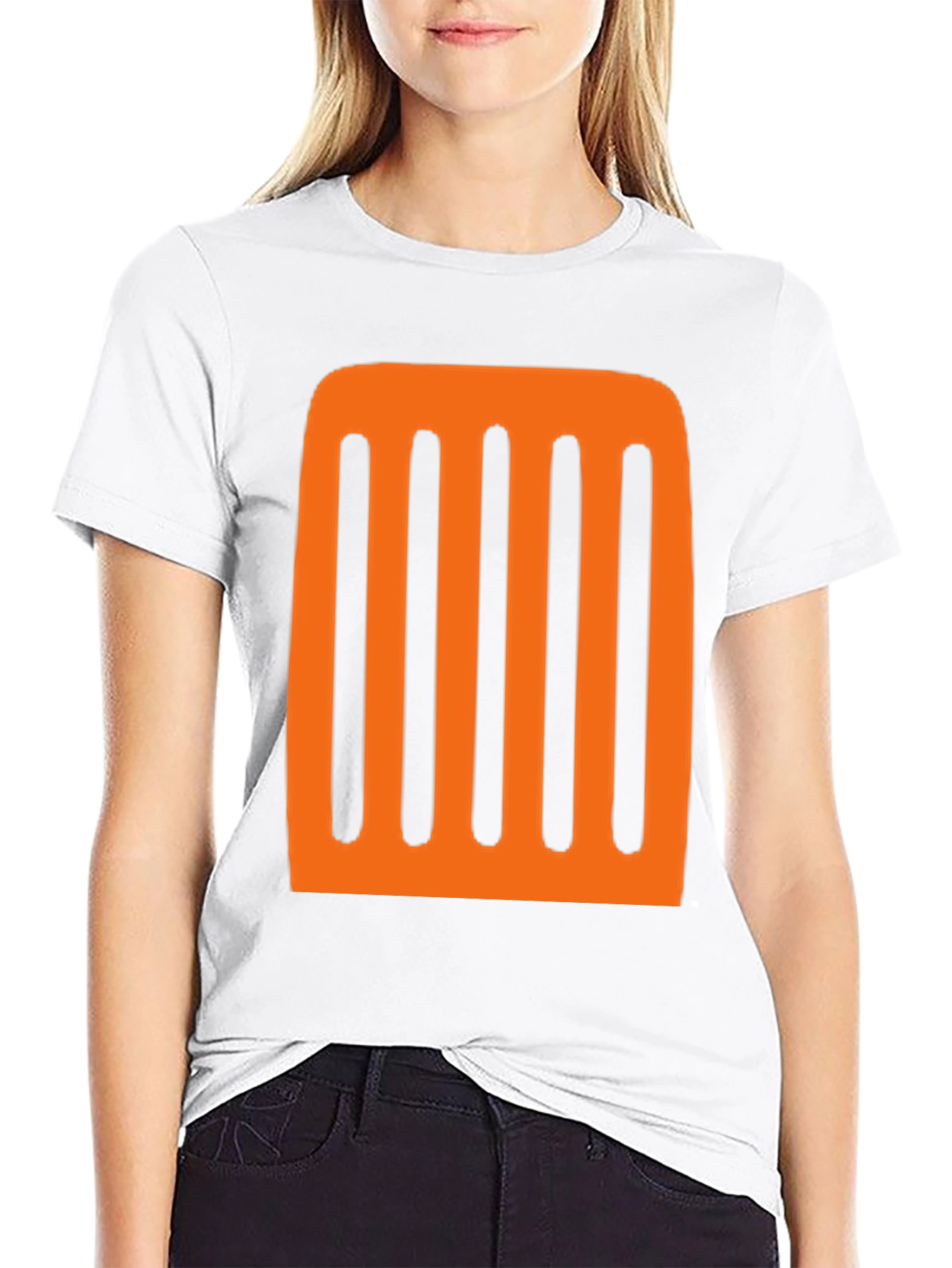 Grill Design Black T-Shirt