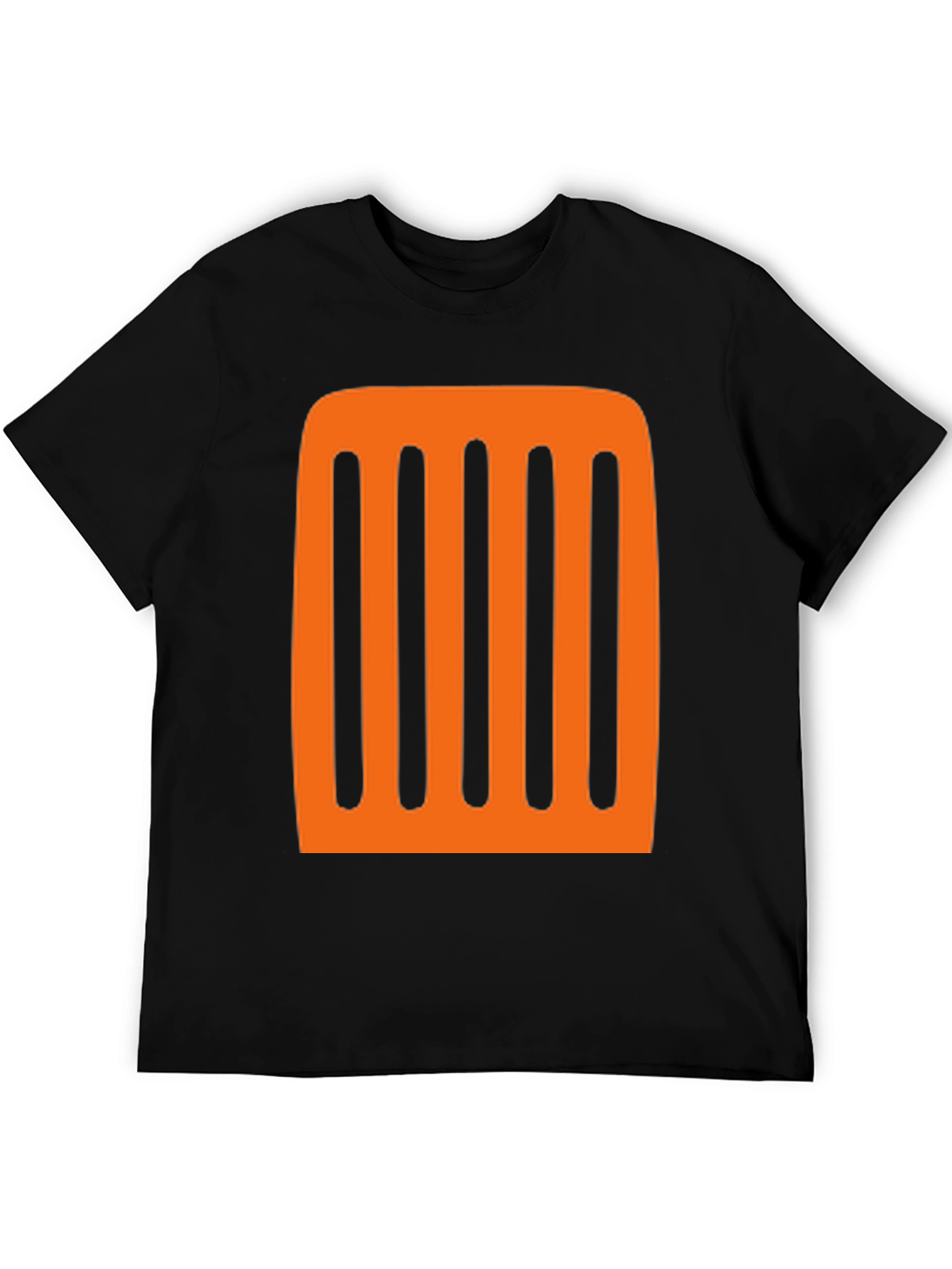 Grill Design Black T-Shirt