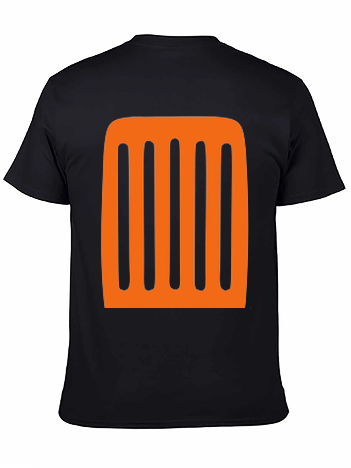 Grill Design Black T-Shirt