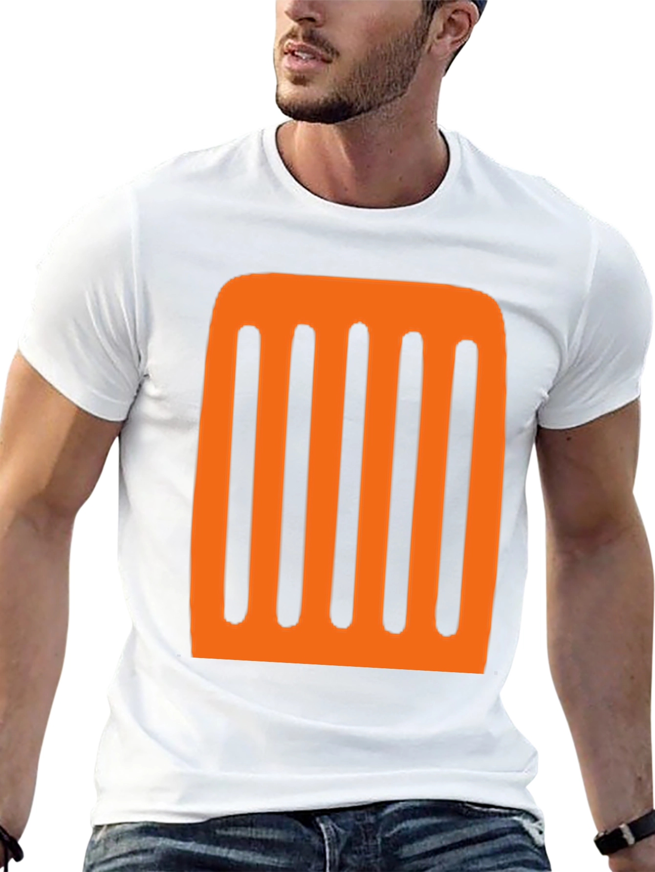 Grill Design Black T-Shirt