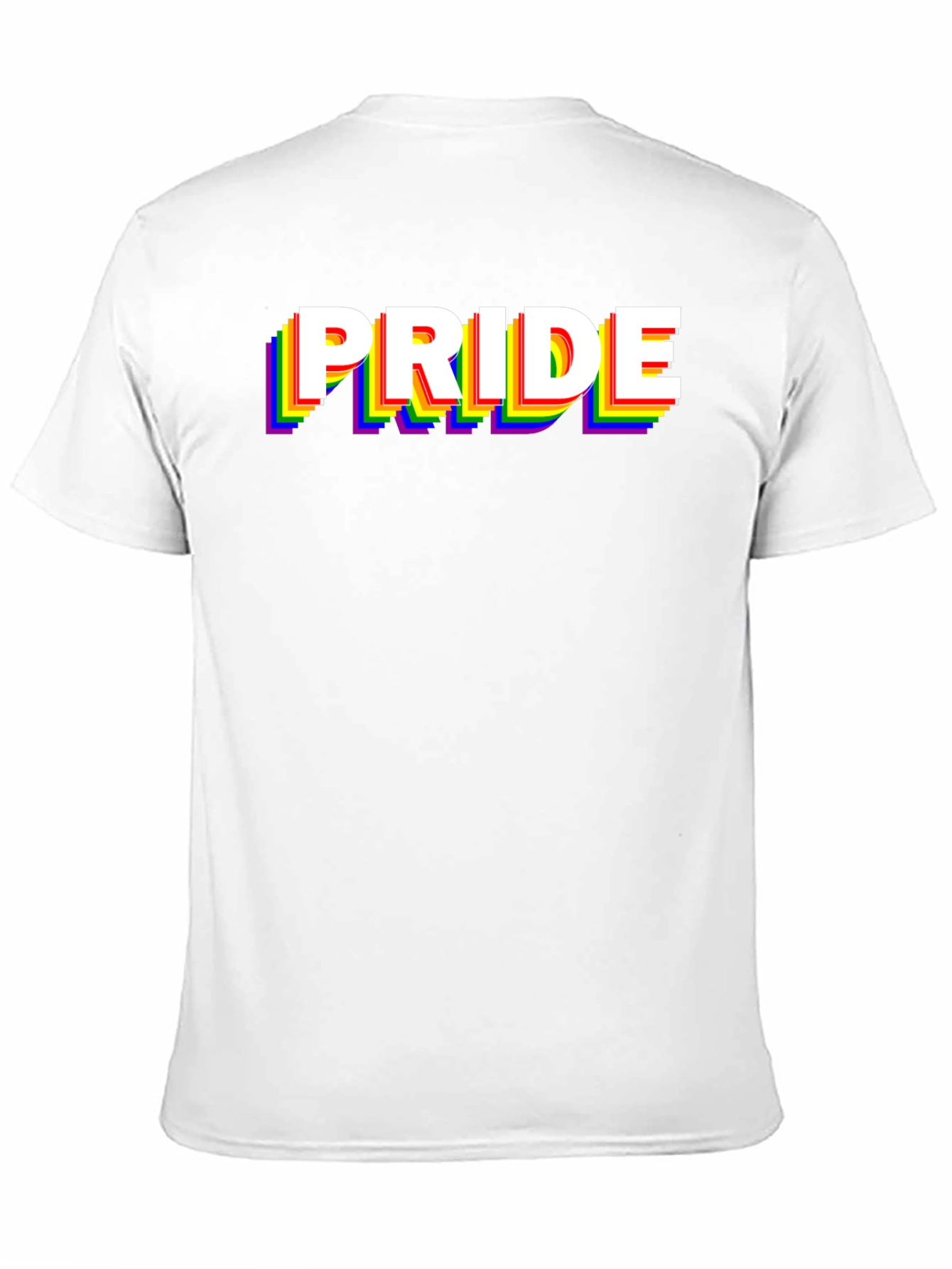 Pride Rainbow Graphic Black T-Shirt