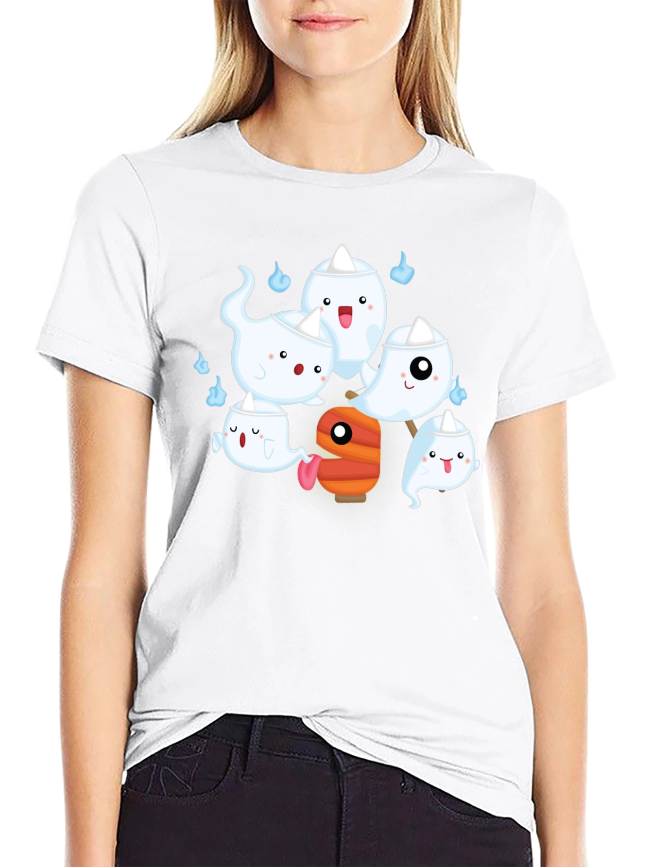 Halloween Ghostly Fun Graphic Tee