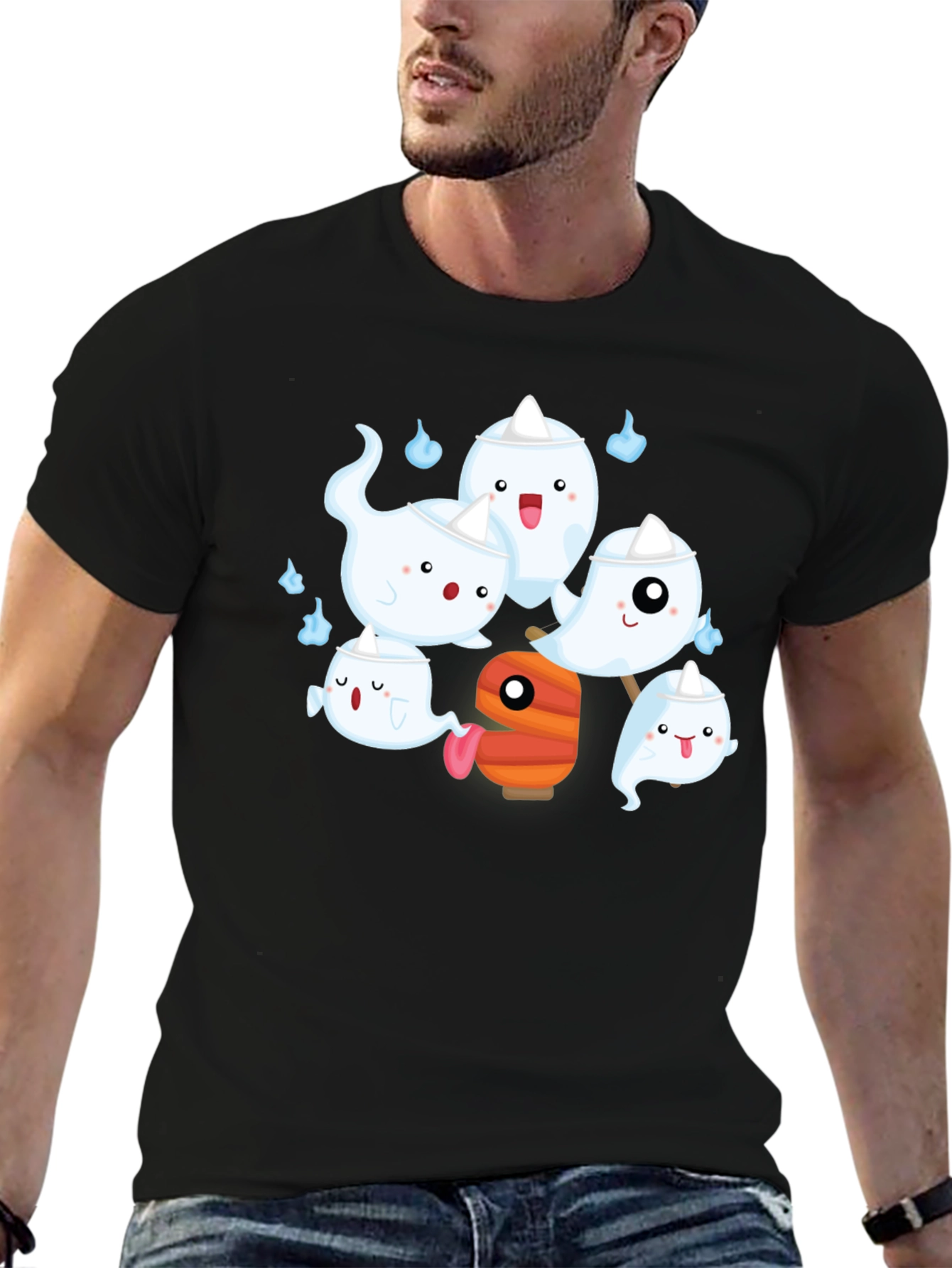 Halloween Ghostly Fun Graphic Tee
