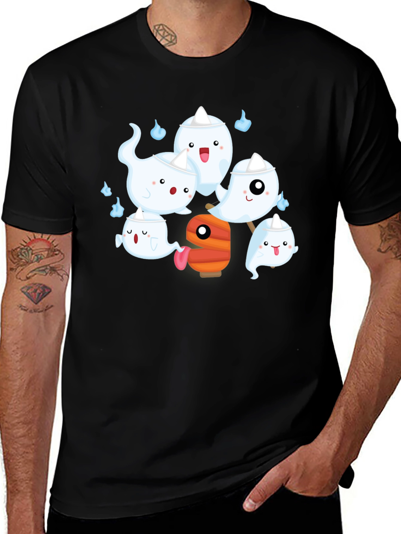 Halloween Ghostly Fun Graphic Tee