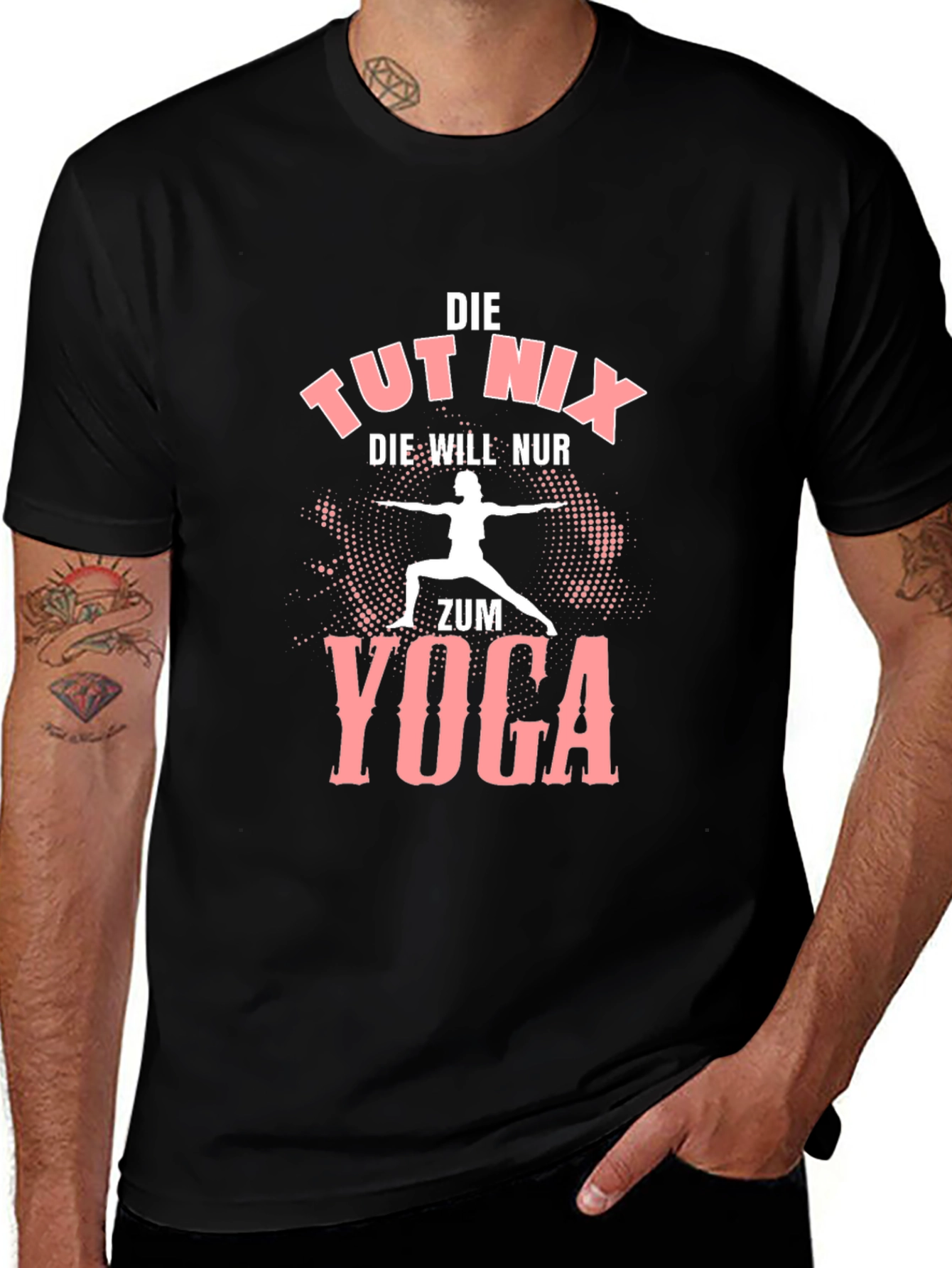 Yoga Lovers Tee - Die Tut Nix Zum Yoga