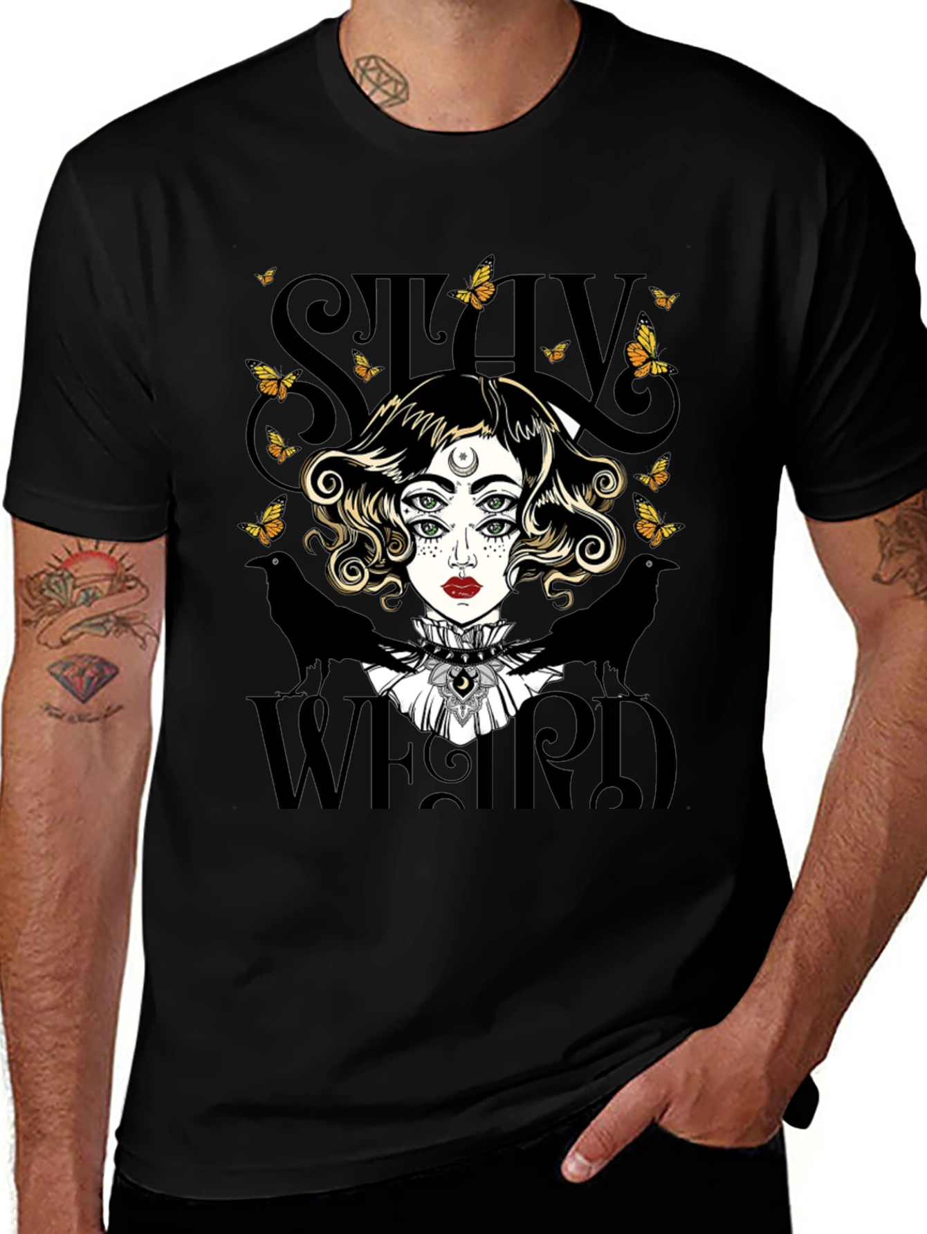 Stay Weird Graphic Tee - Unique & Stylish