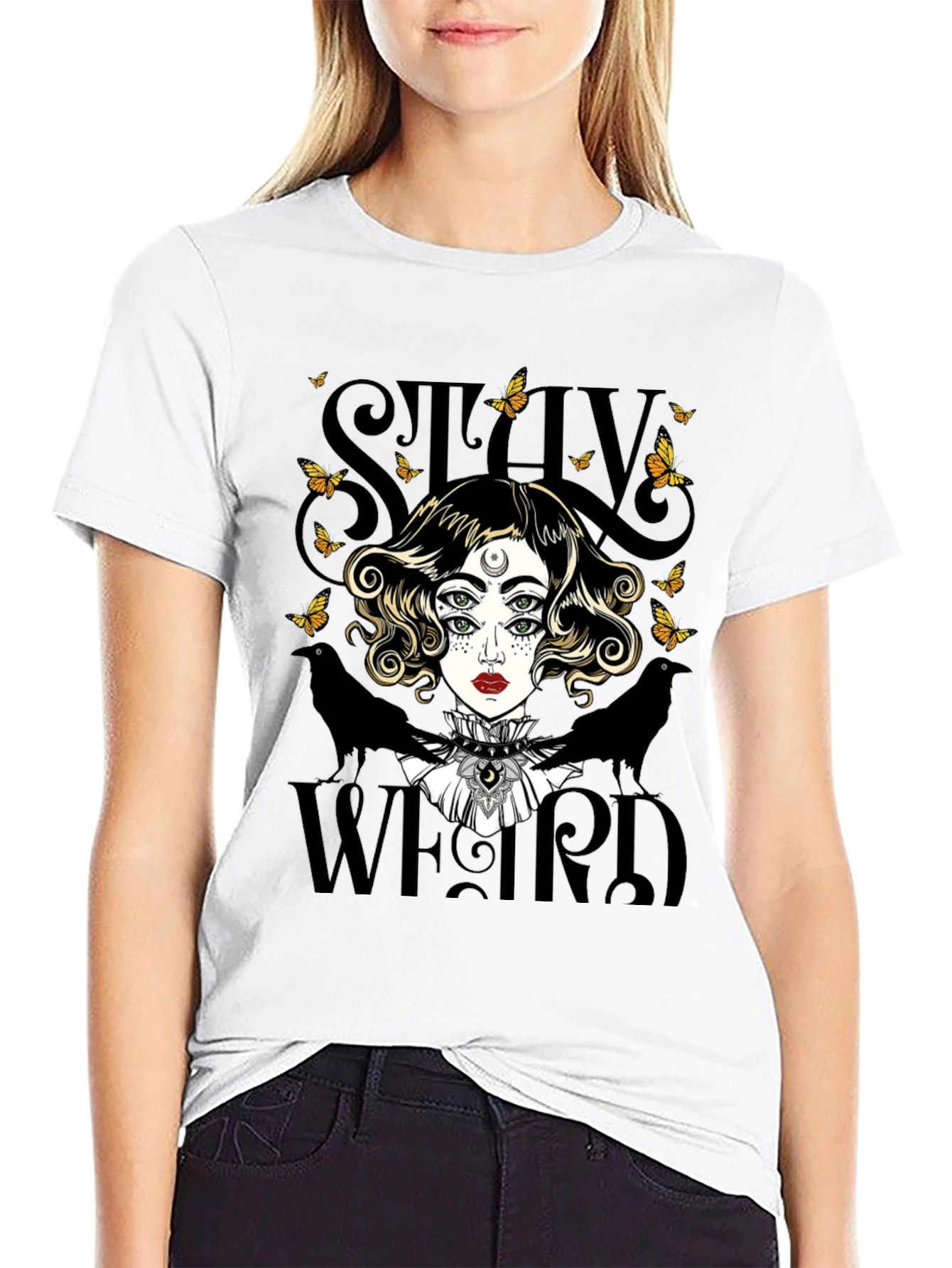 Stay Weird Graphic Tee - Unique & Stylish