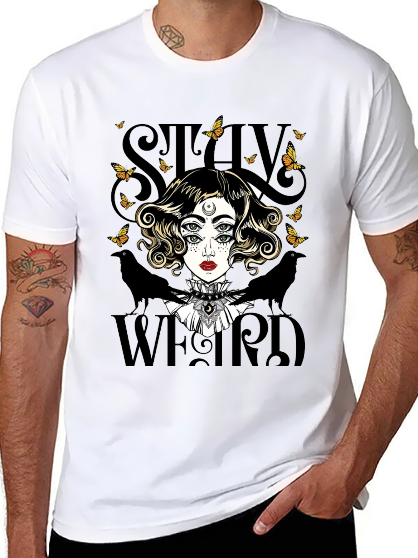 Stay Weird Graphic Tee - Unique & Stylish