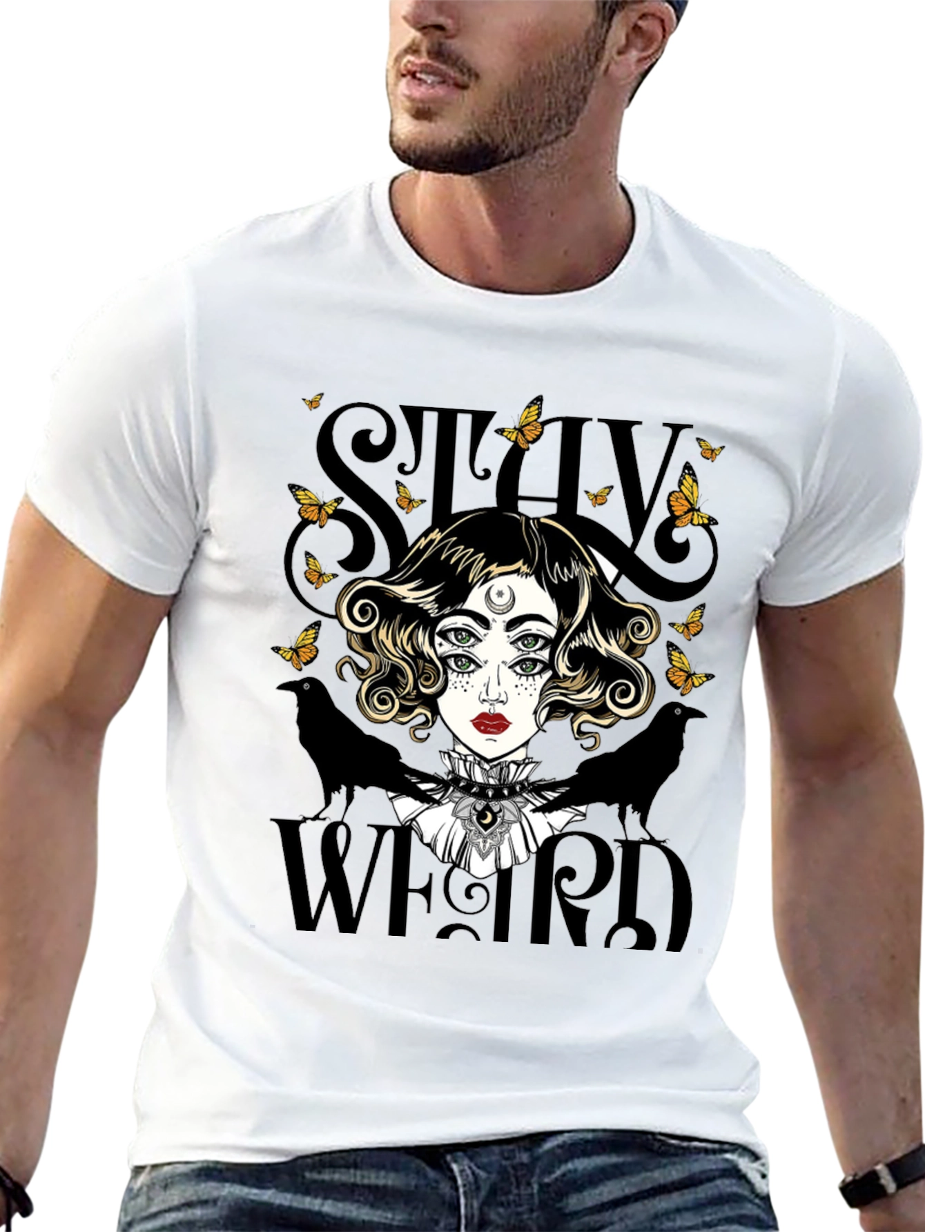 Stay Weird Graphic Tee - Unique & Stylish