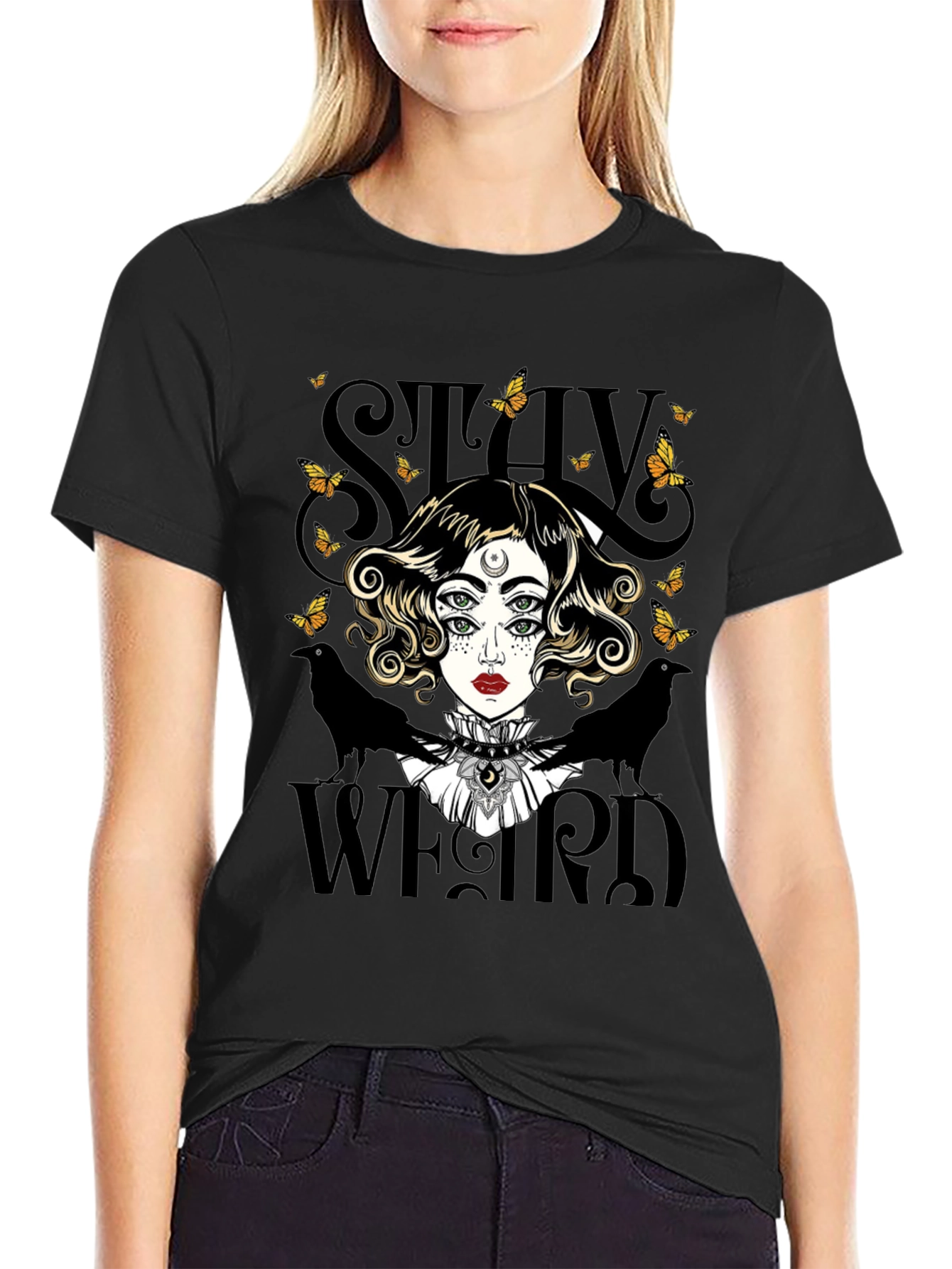 Stay Weird Graphic Tee - Unique & Stylish