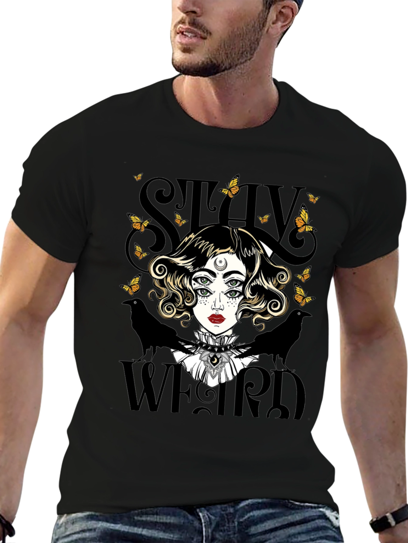 Stay Weird Graphic Tee - Unique & Stylish