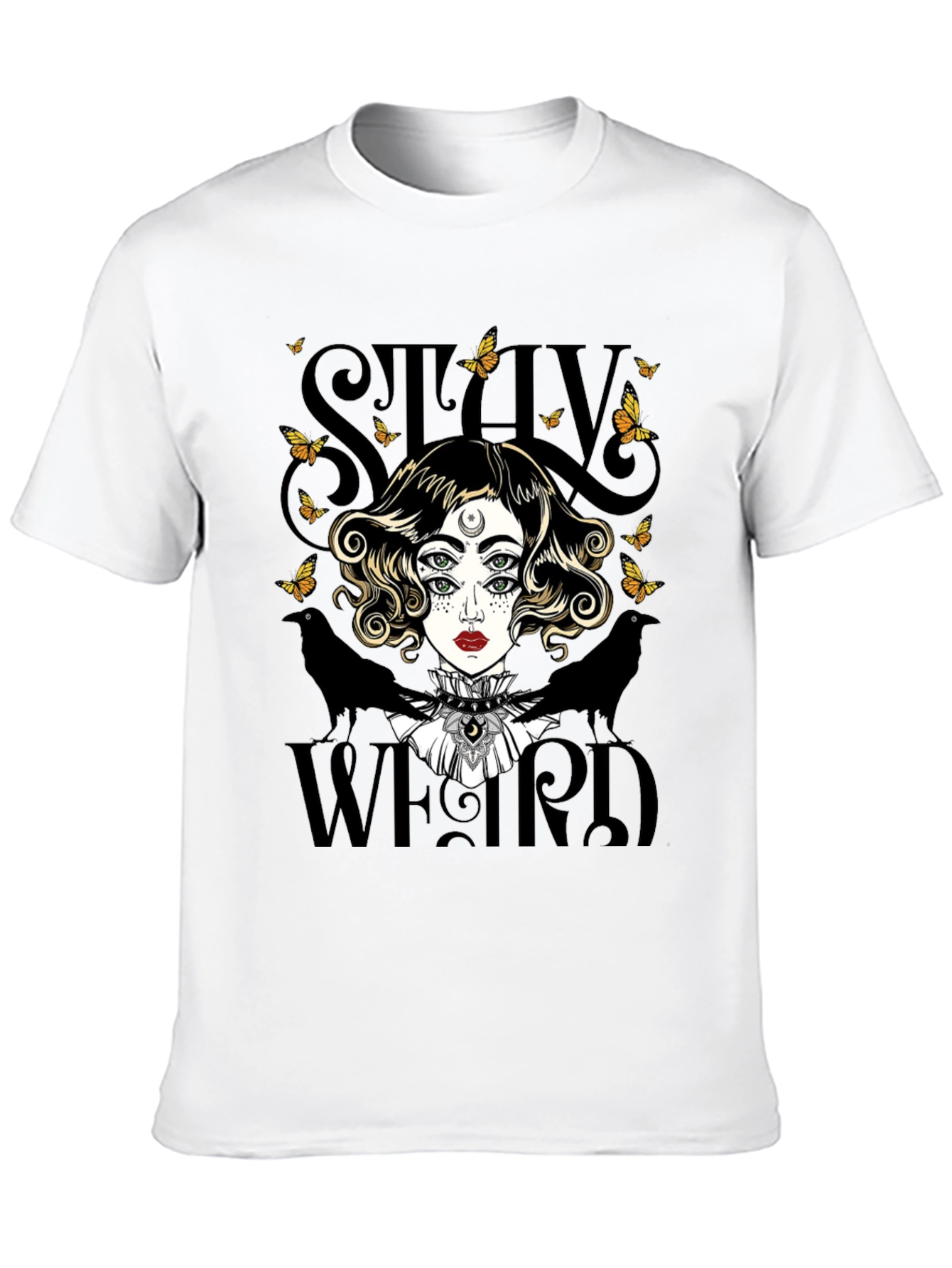 Stay Weird Graphic Tee - Unique & Stylish