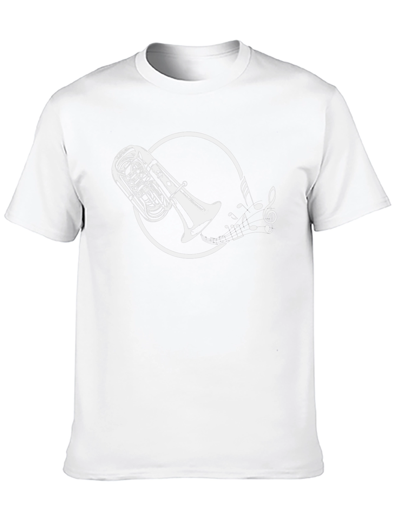 Tuba Music Tee - Cool Musical Instrument Graphic T-Shirt
