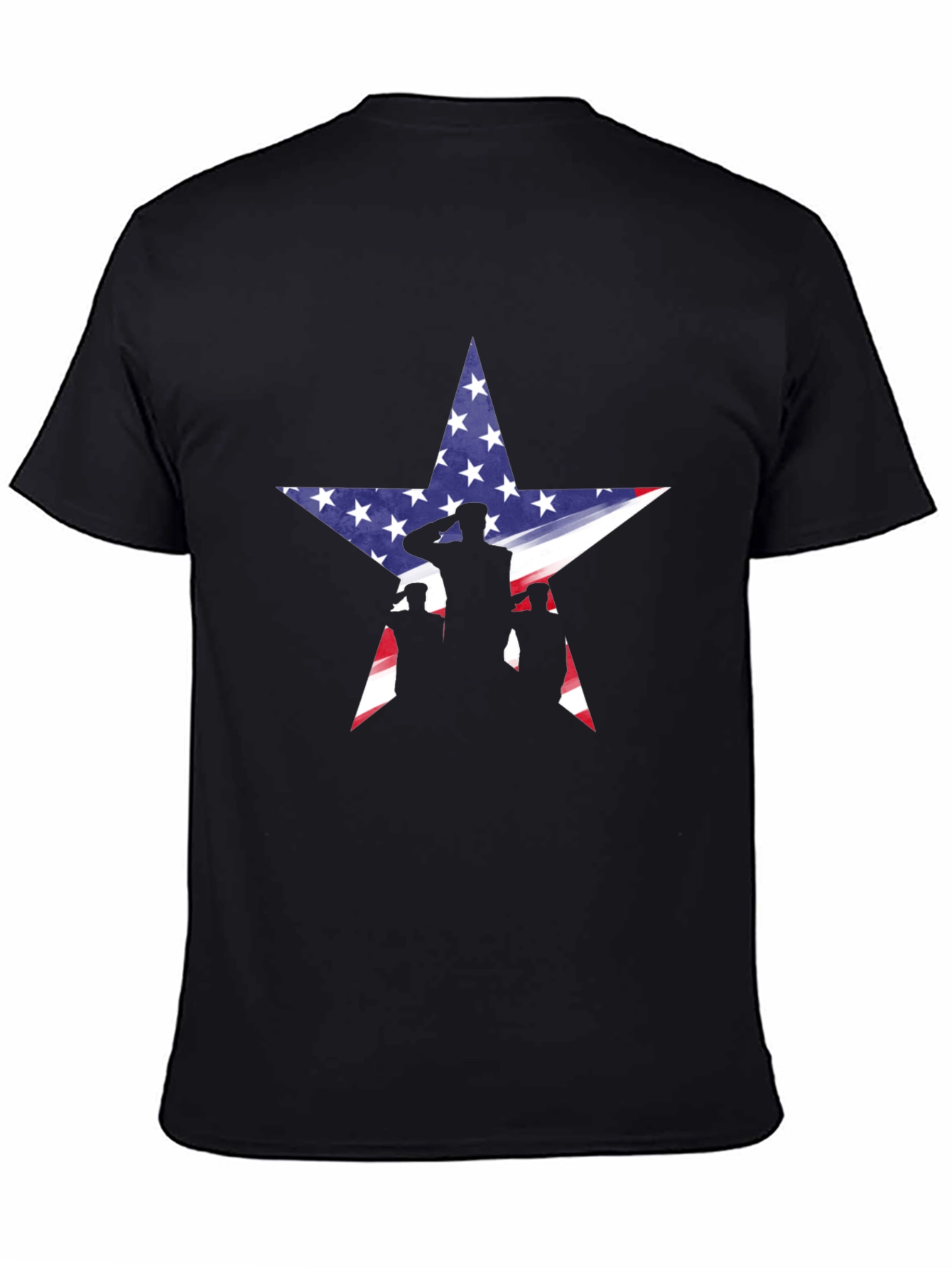 Patriotic Star Graphic T-Shirt