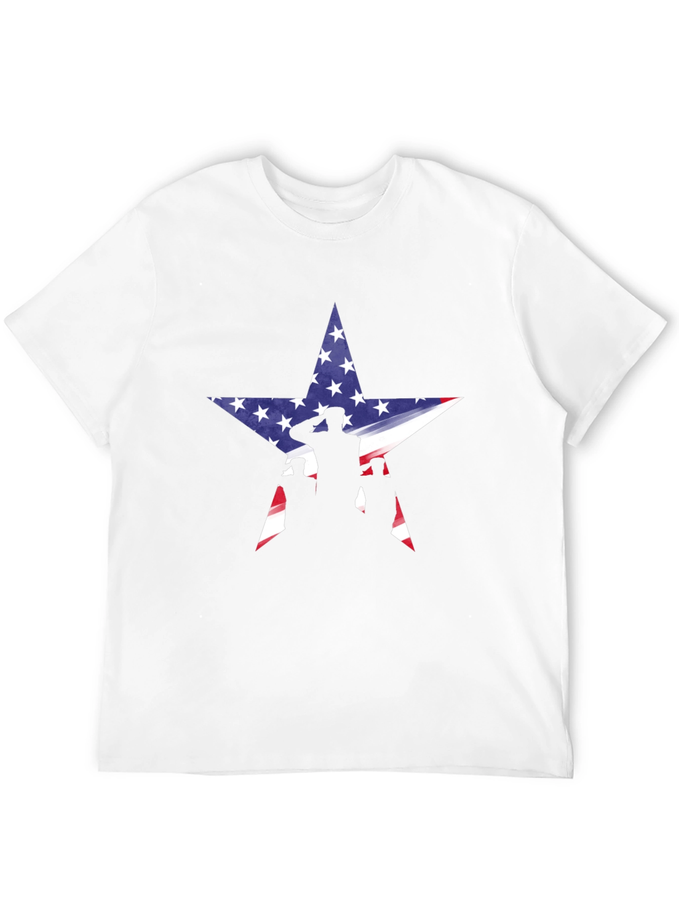 Patriotic Star Graphic T-Shirt