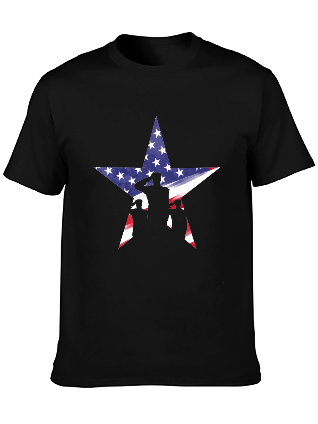 Patriotic Star Graphic T-Shirt