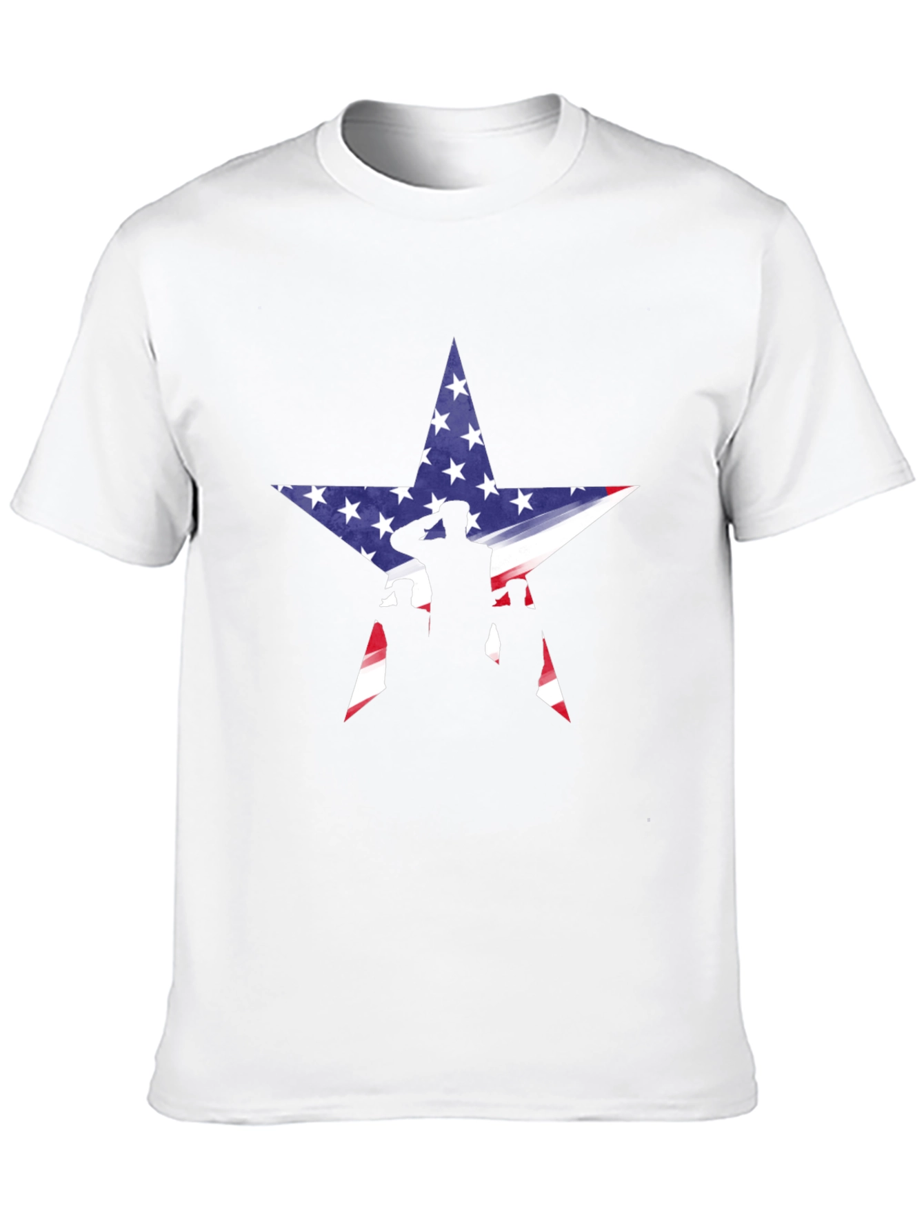 Patriotic Star Graphic T-Shirt