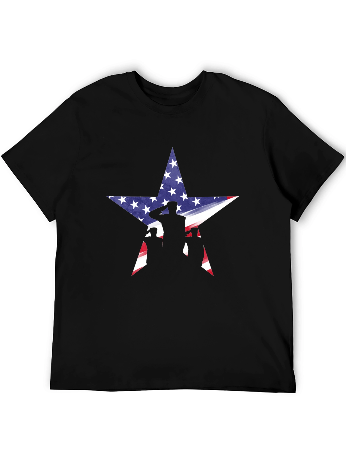 Patriotic Star Graphic T-Shirt