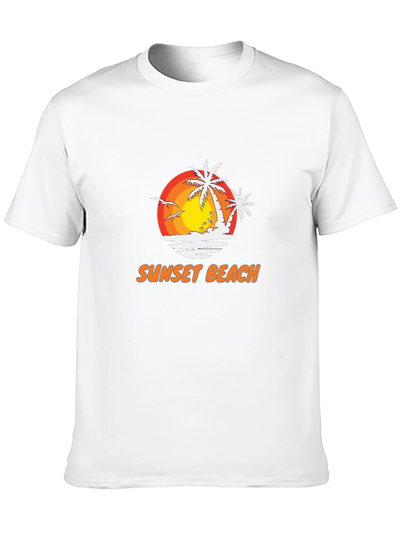 Sunset Beach Graphic Tee - Vacation Vibes