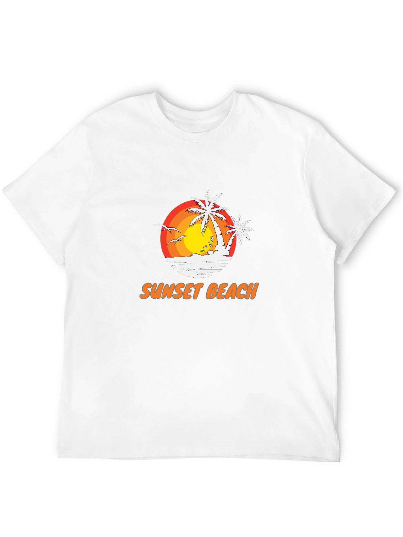 Sunset Beach Graphic Tee - Vacation Vibes
