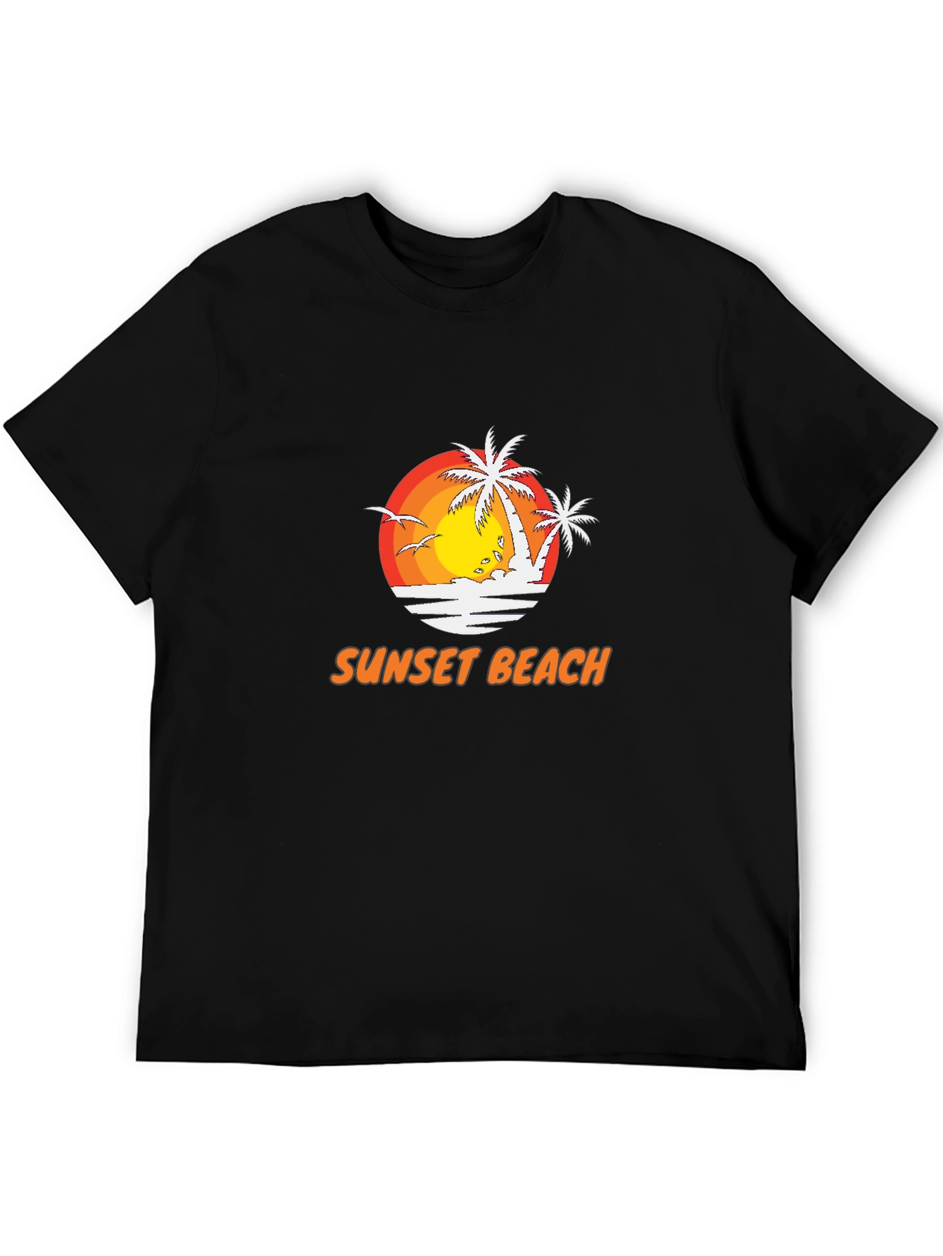 Sunset Beach Graphic Tee - Vacation Vibes