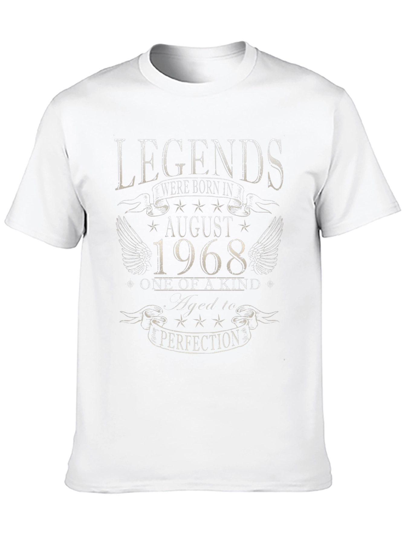 Legends August 1968 Birthday Graphic T-Shirt