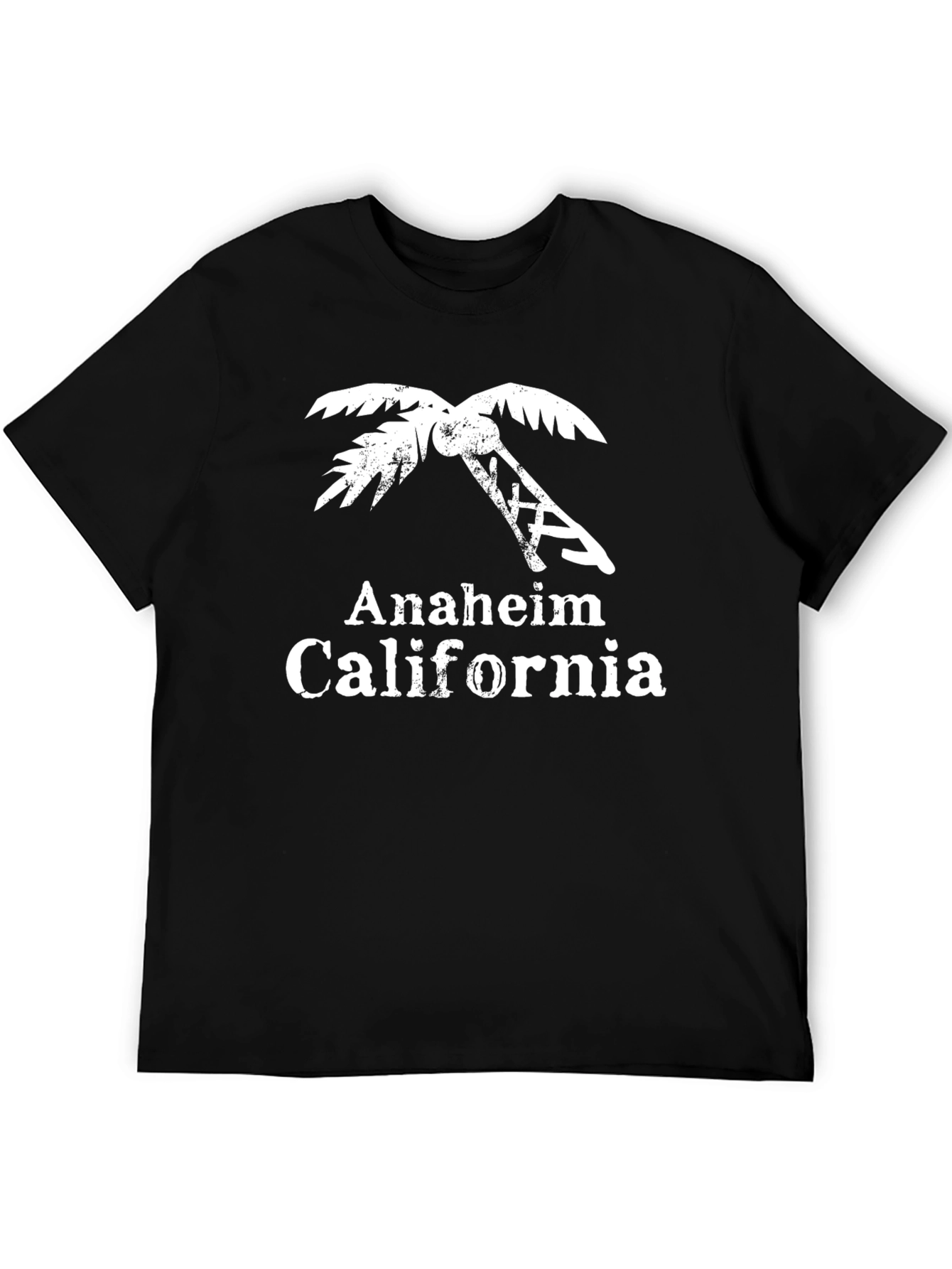 Anaheim California Palm Tree Graphic T-Shirt