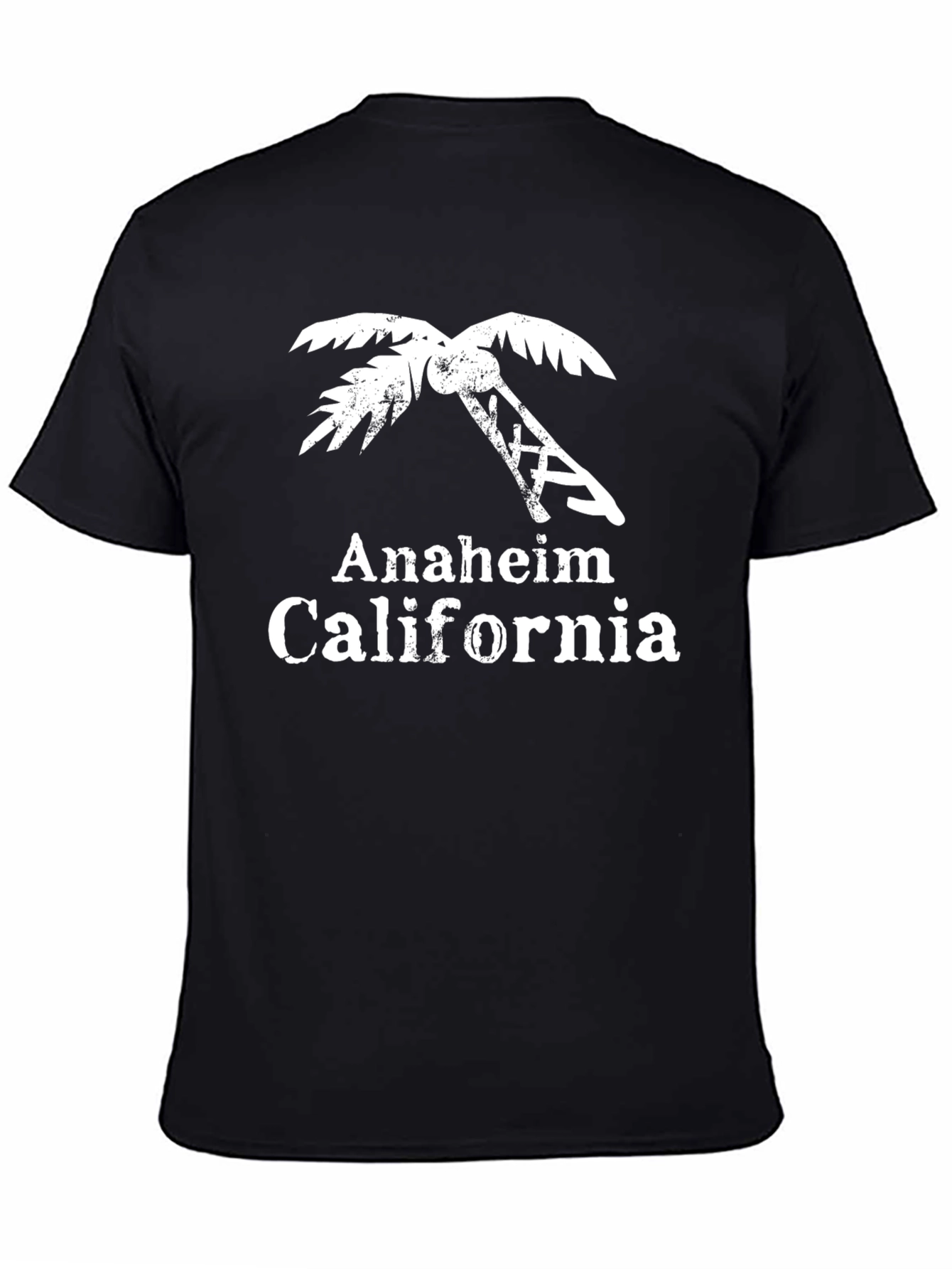 Anaheim California Palm Tree Graphic T-Shirt
