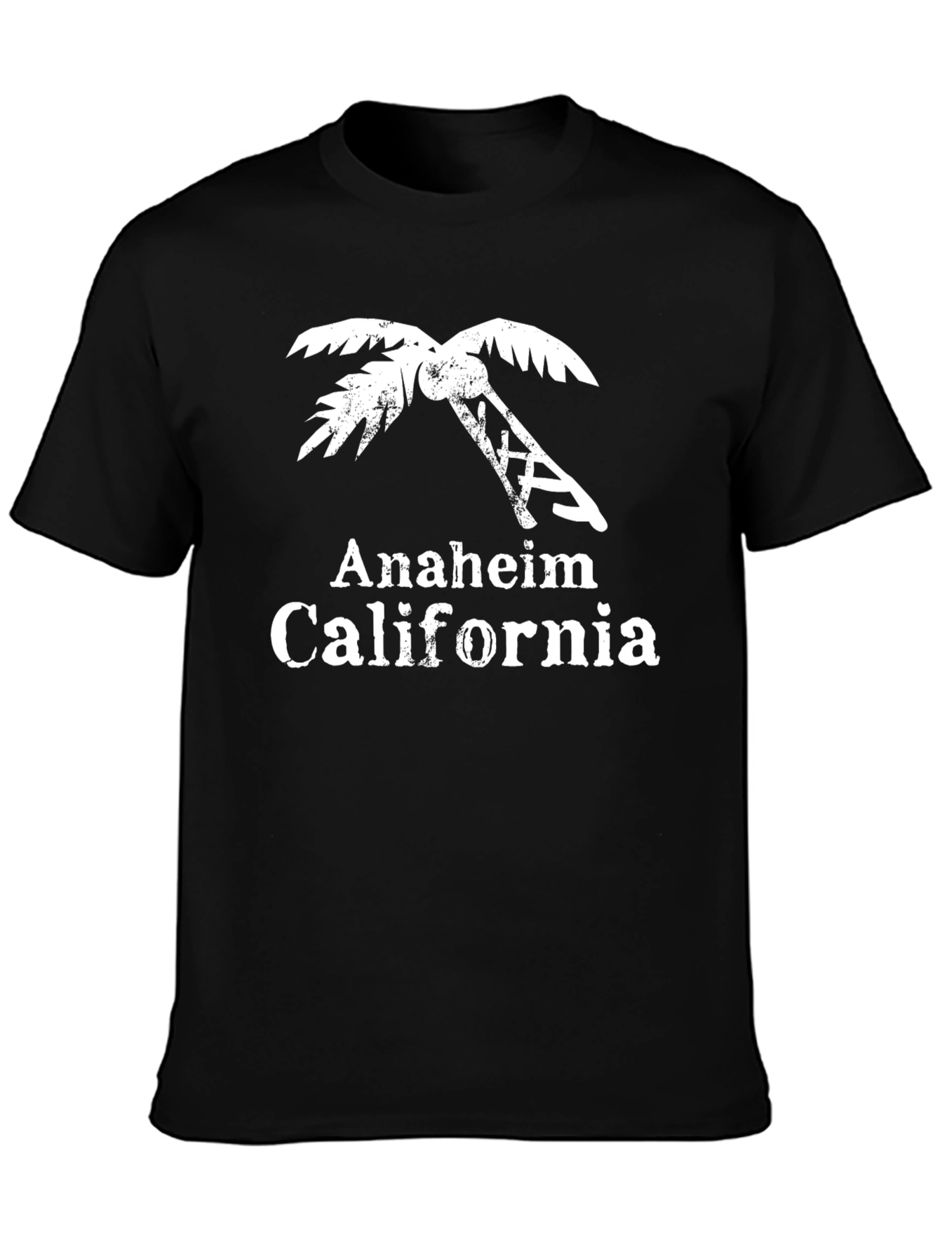 Anaheim California Palm Tree Graphic T-Shirt