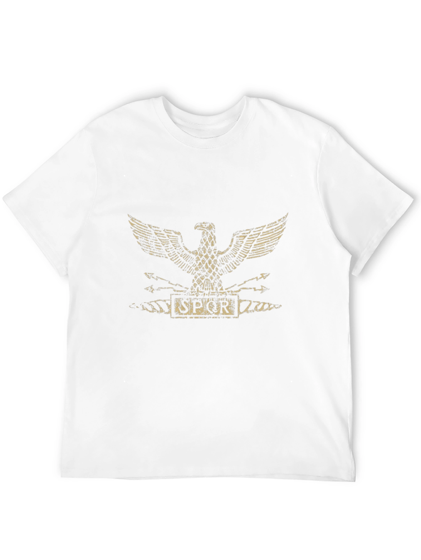 Roman Eagle SPQR Graphic T-Shirt