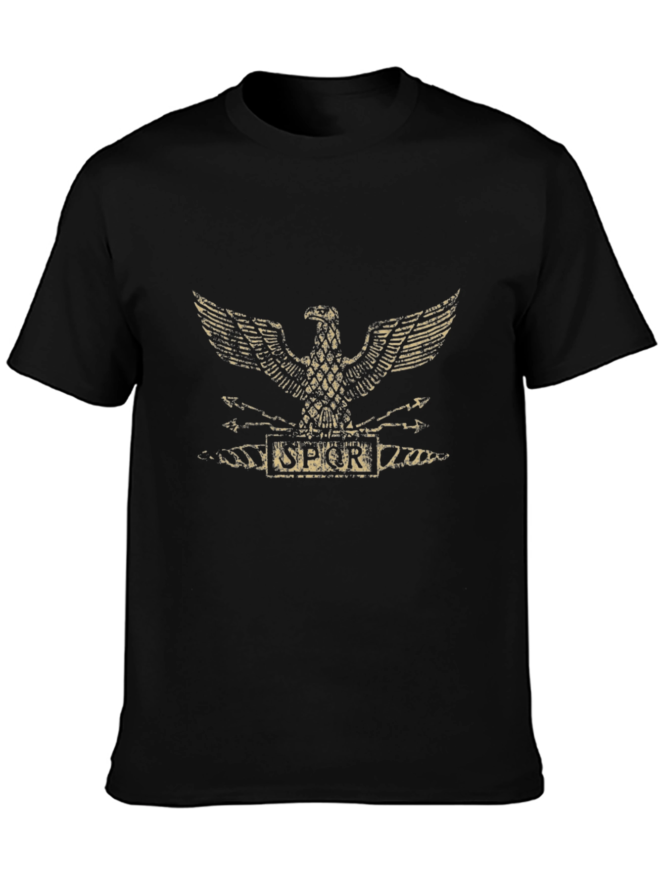 Roman Eagle SPQR Graphic T-Shirt