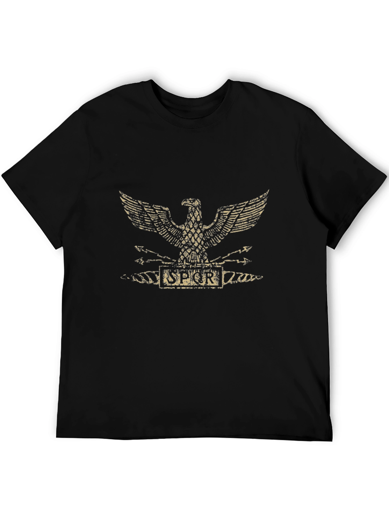 Roman Eagle SPQR Graphic T-Shirt