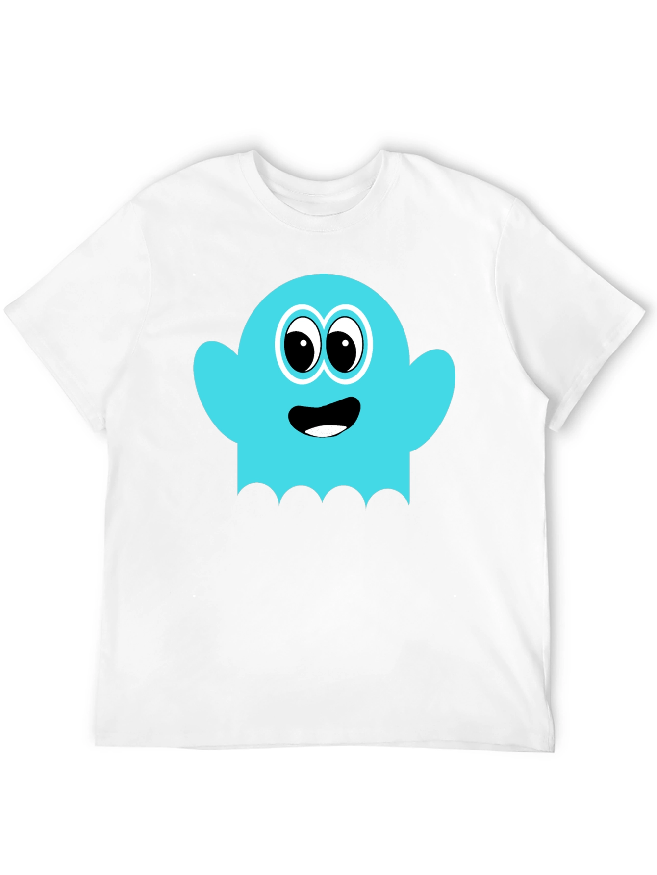 Fun Ghost Graphic Tee - Soft Cotton Blend