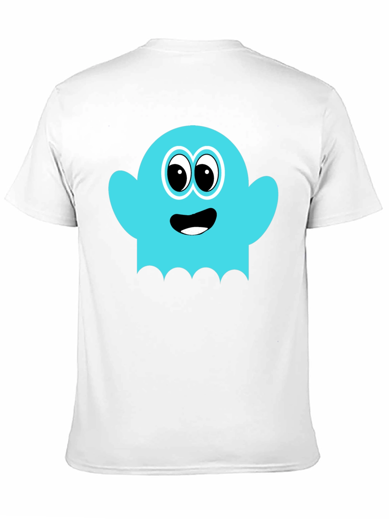 Fun Ghost Graphic Tee - Soft Cotton Blend