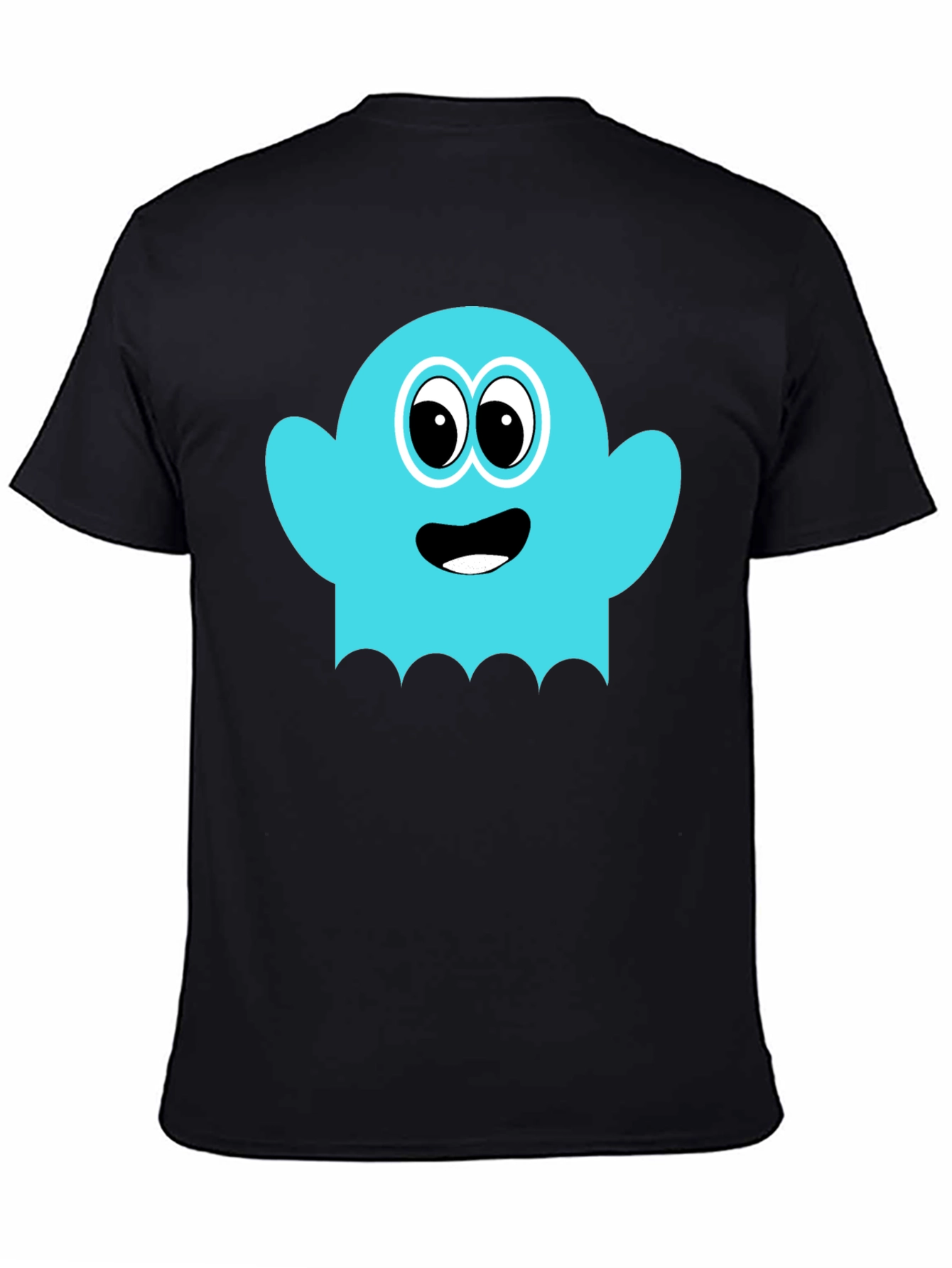 Fun Ghost Graphic Tee - Soft Cotton Blend