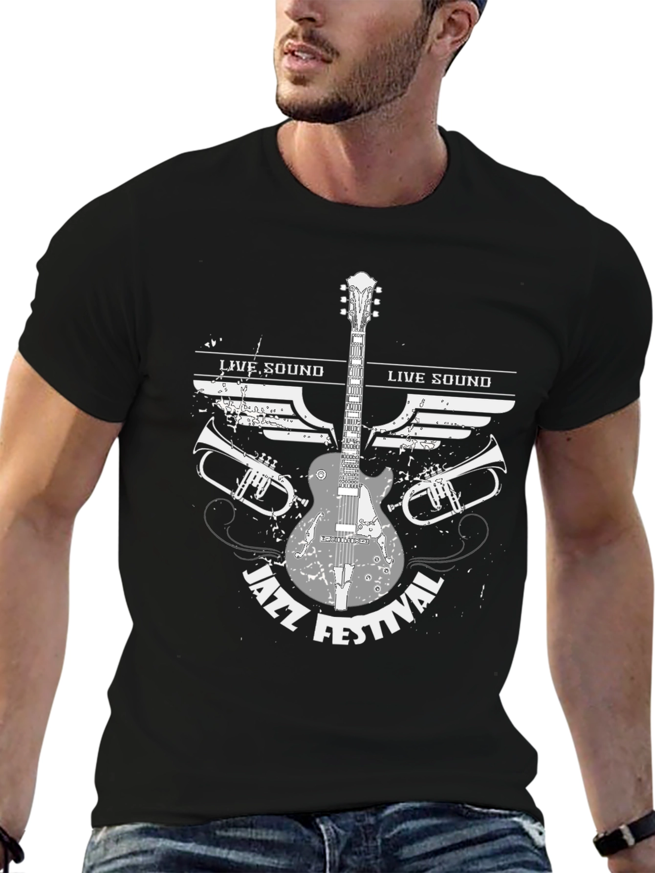 Jazz Festival Graphic Tee - Live Sound Music Shirt