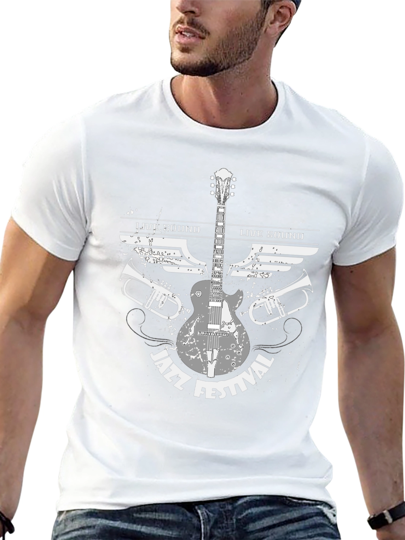 Jazz Festival Graphic Tee - Live Sound Music Shirt
