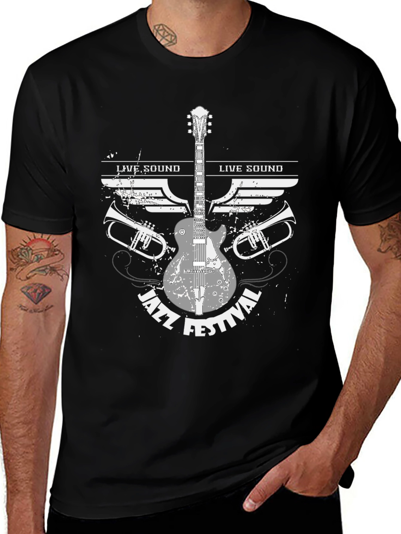 Jazz Festival Graphic Tee - Live Sound Music Shirt