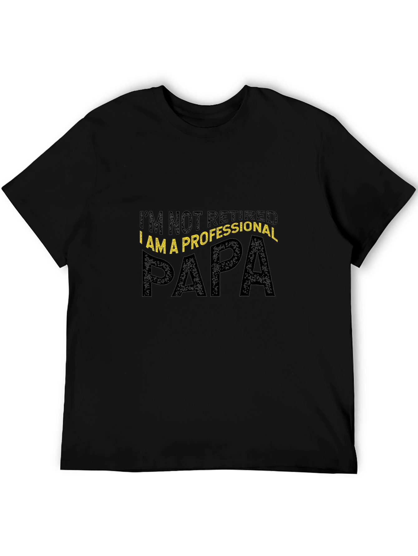 Professional Papa Black T-Shirt