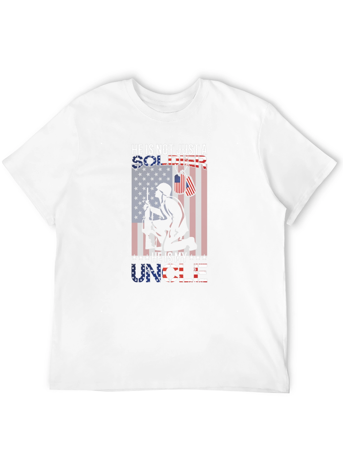He Is My Uncle Soldier Graphic Tee