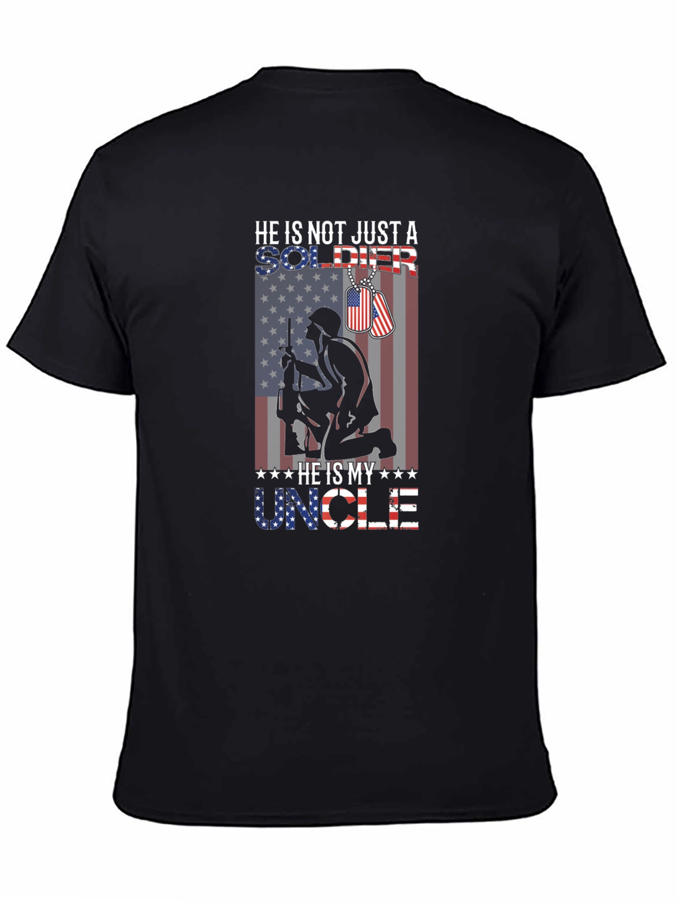 He Is My Uncle Soldier Graphic Tee