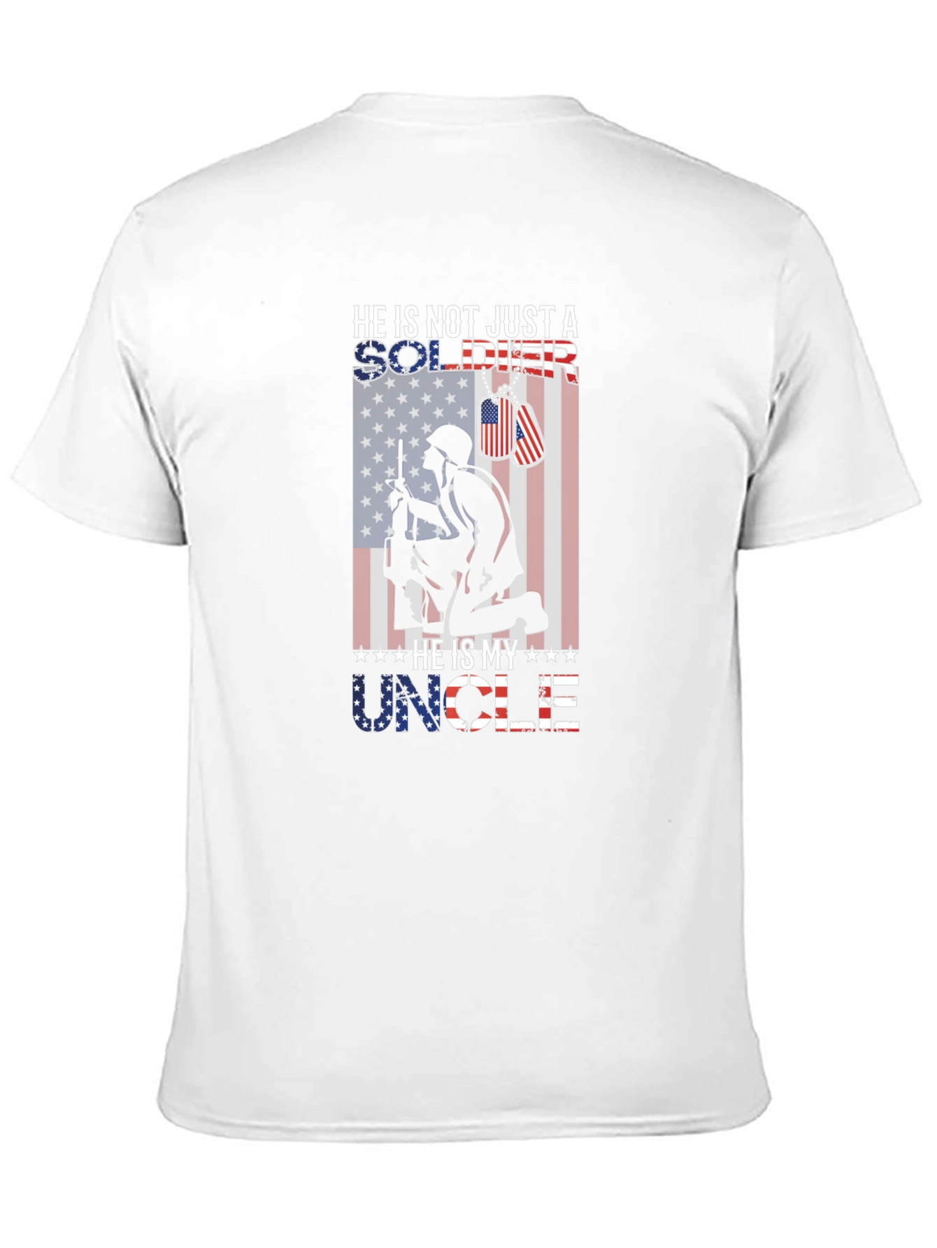 He Is My Uncle Soldier Graphic Tee