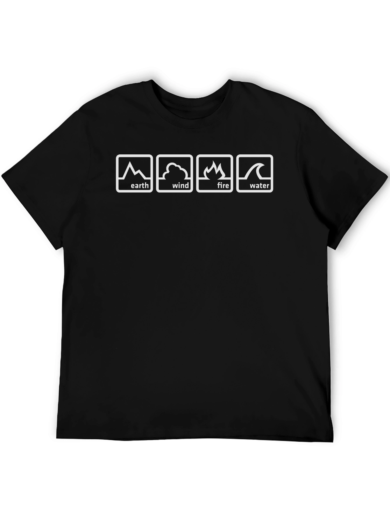 Elements Graphic T-Shirt - Earth Wind Fire Water