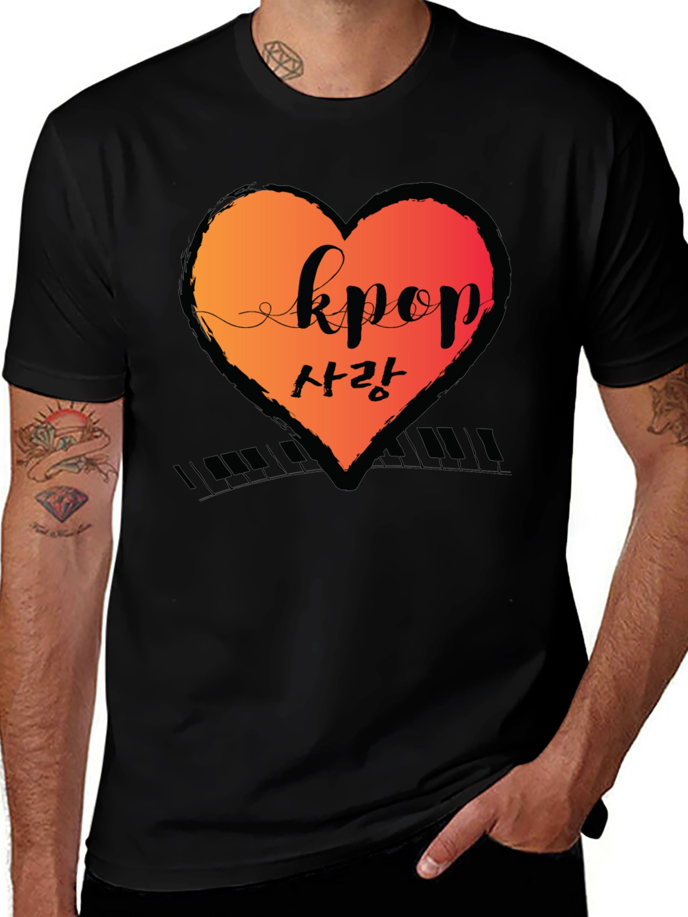 Kpop Love Heart T-Shirt