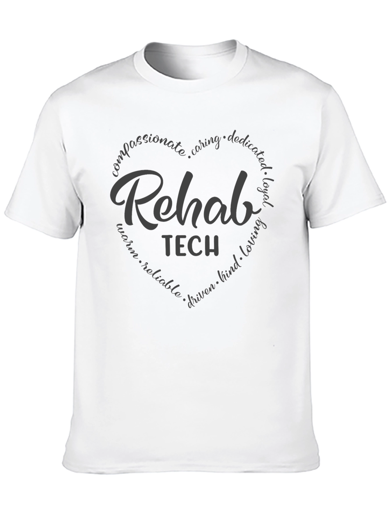 Rehab Tech Heart Graphic T-Shirt