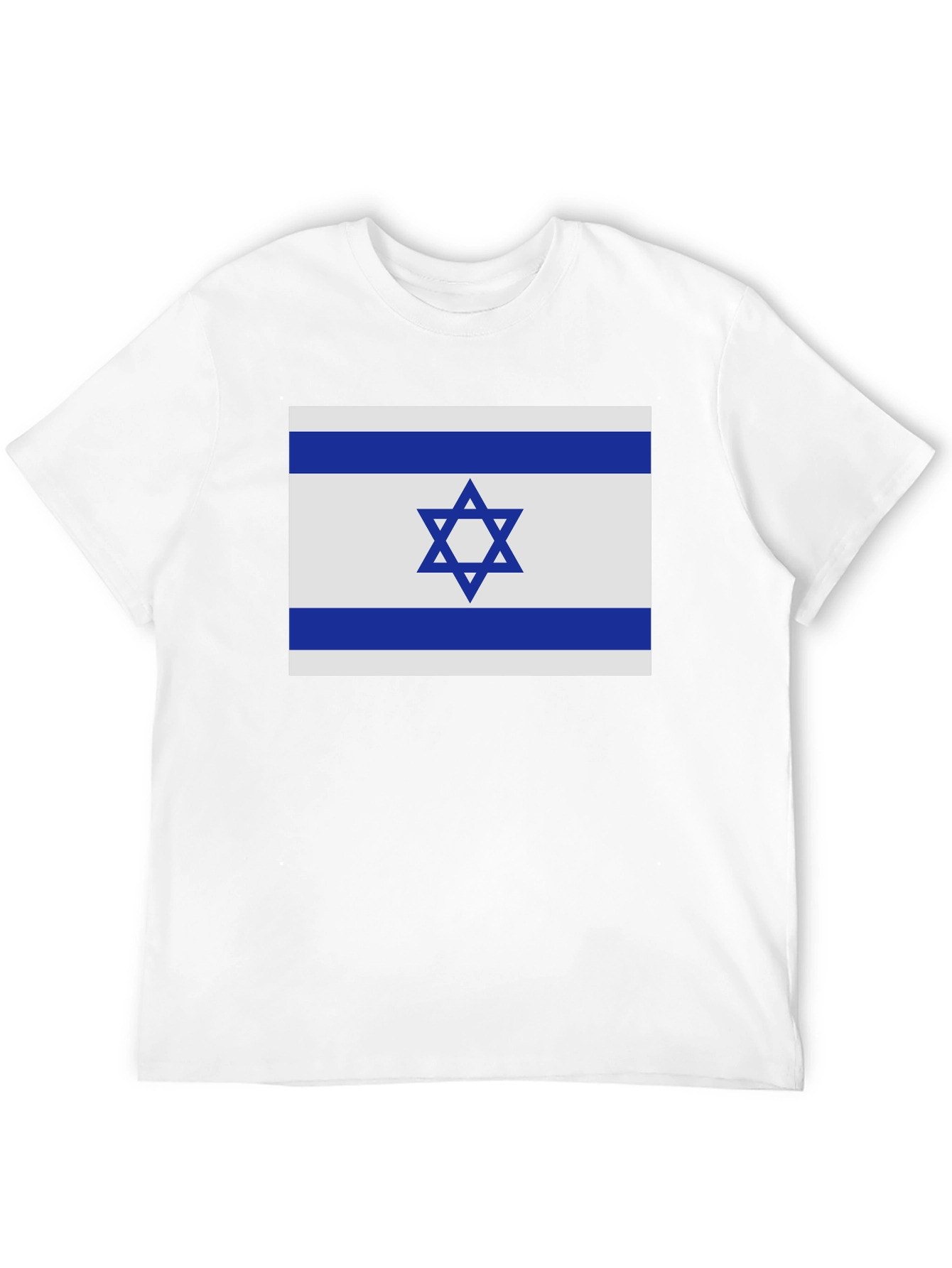 Israel Flag T-Shirt - Mens Short Sleeve Tee