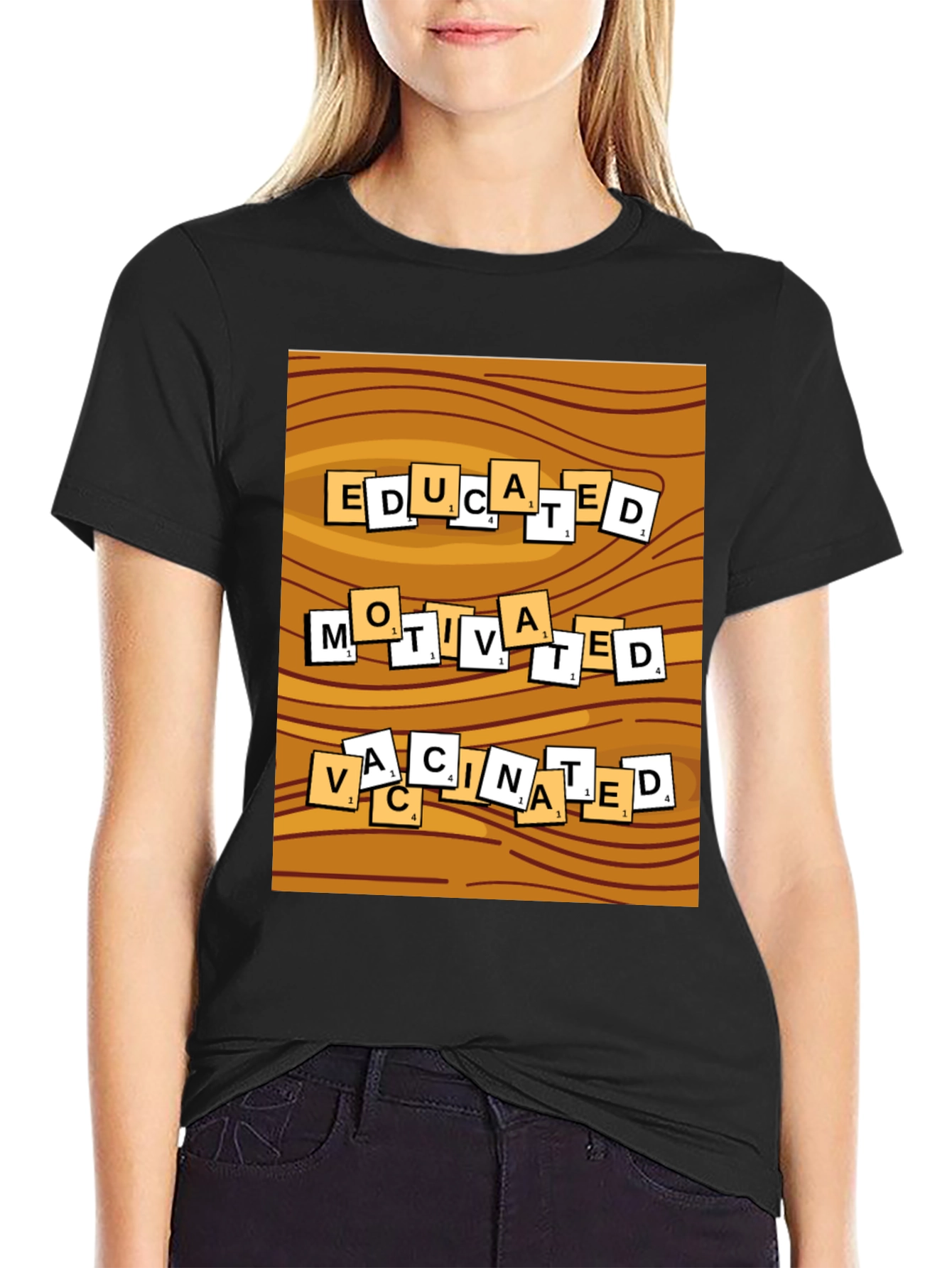 Educated Motivated Vaccinated T-Shirt