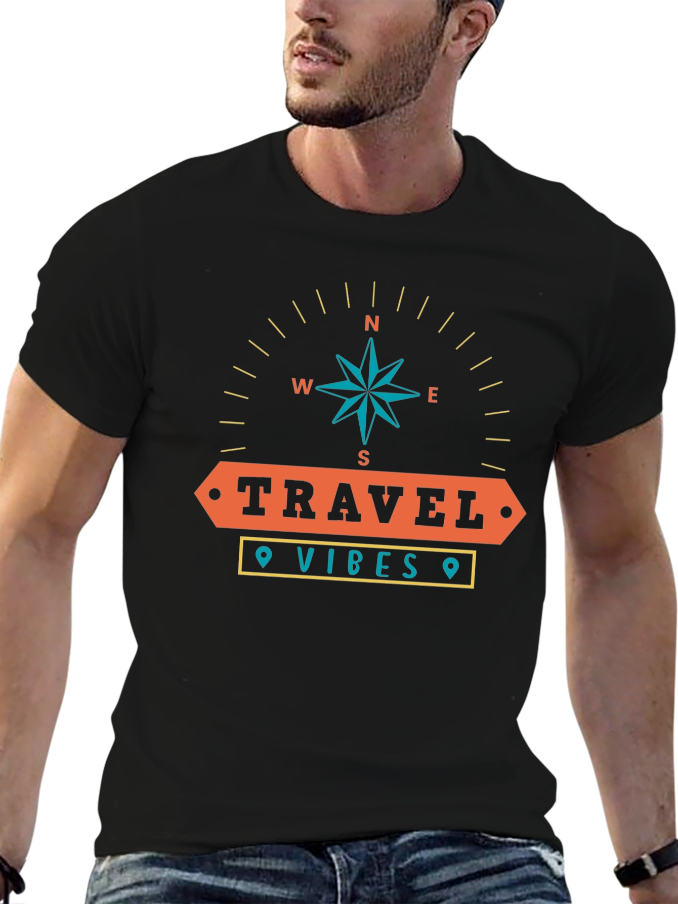 Travel Vibes Graphic Tee - Adventure Awaits!